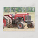 Buscar tractor rojo postales Vintage