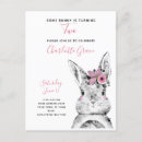 Buscar conejo blanco invitaciones Para niños