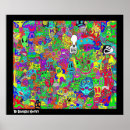 Buscar caras abstractas posters Color