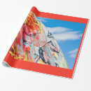 Buscar graffiti papel de regalo Rojo