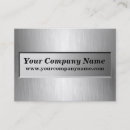 Buscar metal tarjetas de visita Acero