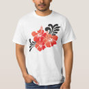 Buscar flor roja camisetas Hibisco