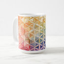 Buscar flores psicodélicas tazas Colorido