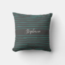 Buscar rayas turquesa cojines General y unisex