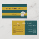 Buscar cervecería tarjetas de visita Camarera