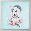 Buscar husky siberiano arte Navidades
