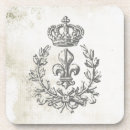 Buscar flor de lis posavasos Vintage