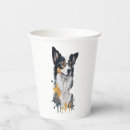 Buscar lobo papel vasos Cachorro