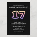 Buscar 17 invitaciones de cumpleaños Oro