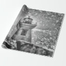 Buscar faro papel de regalo Océano