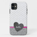 Buscar corazón plata iphone fundas Para ella
