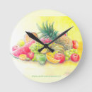 Buscar fruit relojes de pared Food