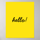 Buscar salud posters Amarillo