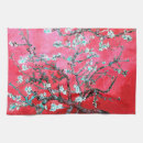 Buscar flores rojas paños de cocina Rojo