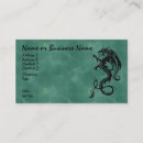 Buscar dragones tarjetas de visita Fantasía