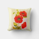 Buscar amapolas rojas cojines Rojo