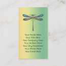 Buscar libélula tarjetas de visita Arco iris