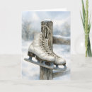 Buscar patín de hielo tarjetas Acuarela