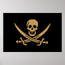 Buscar piratas posters Calavera y huesos