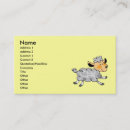 Buscar corderos tarjetas de visita Animal