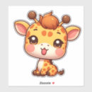 Buscar lengua animal pegatinas Jirafa