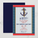 Buscar lunares azules y blancos invitaciones Elegante