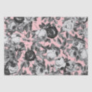 Buscar rosa blanco negro papel de seda Moda