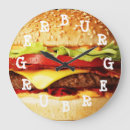 Buscar hamburguesas relojes de pared Comida