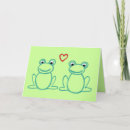 Buscar ranas en amor tarjetas Verde