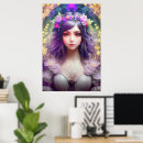 Buscar mujer hermosa posters Floral