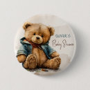 Buscar osito de peluche pins Acuarela