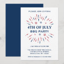 Buscar fireworks invitaciones Patriótico