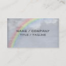 Buscar arco iris tarjetas de visita Elegante