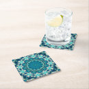 Buscar rosetón posavasos Azul