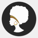 Buscar pelo natural pegatinas Africano