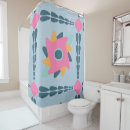 Buscar floral cortinas de baño Mosaico