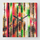 Buscar estrecho relojes de pared Rojo