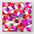Buscar hexágono relojes de pared Naranja