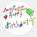 Buscar creyón pegatinas Cumpleaños