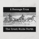 Buscar caballo y trineo postales Vintage