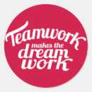 Buscar trabajo en equipo pegatinas Motivador