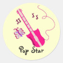 Buscar estrella del pop pegatinas Divertido