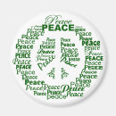 Buscar paz imanes Verde