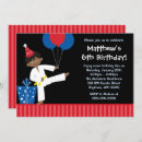 Buscar taekwondo invitaciones de cumpleaños Karate