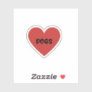 Buscar amo perros pegatinas Lindo