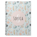 Buscar estampado de flores cuadernos Elegante