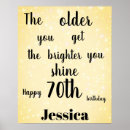 Buscar 70 cumpleaños posters Oro