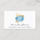 Buscar rosas azules tarjetas de visita Jefes