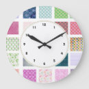 Buscar colorido relojes de pared Cuadrados