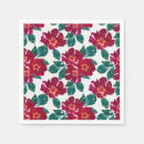 Buscar flores rojas servilletas General y unisex